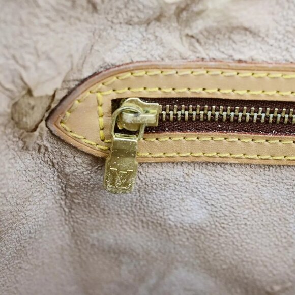 LOUIS VUITTON BUCKET GM Shoulder Tote Bag Monogram Leather Brown - Picture 8 of 16